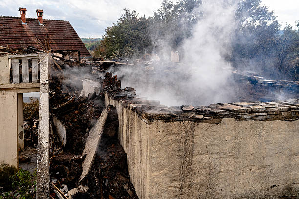 Professional Fire Damage Removal technician working in Winter Garden, FL